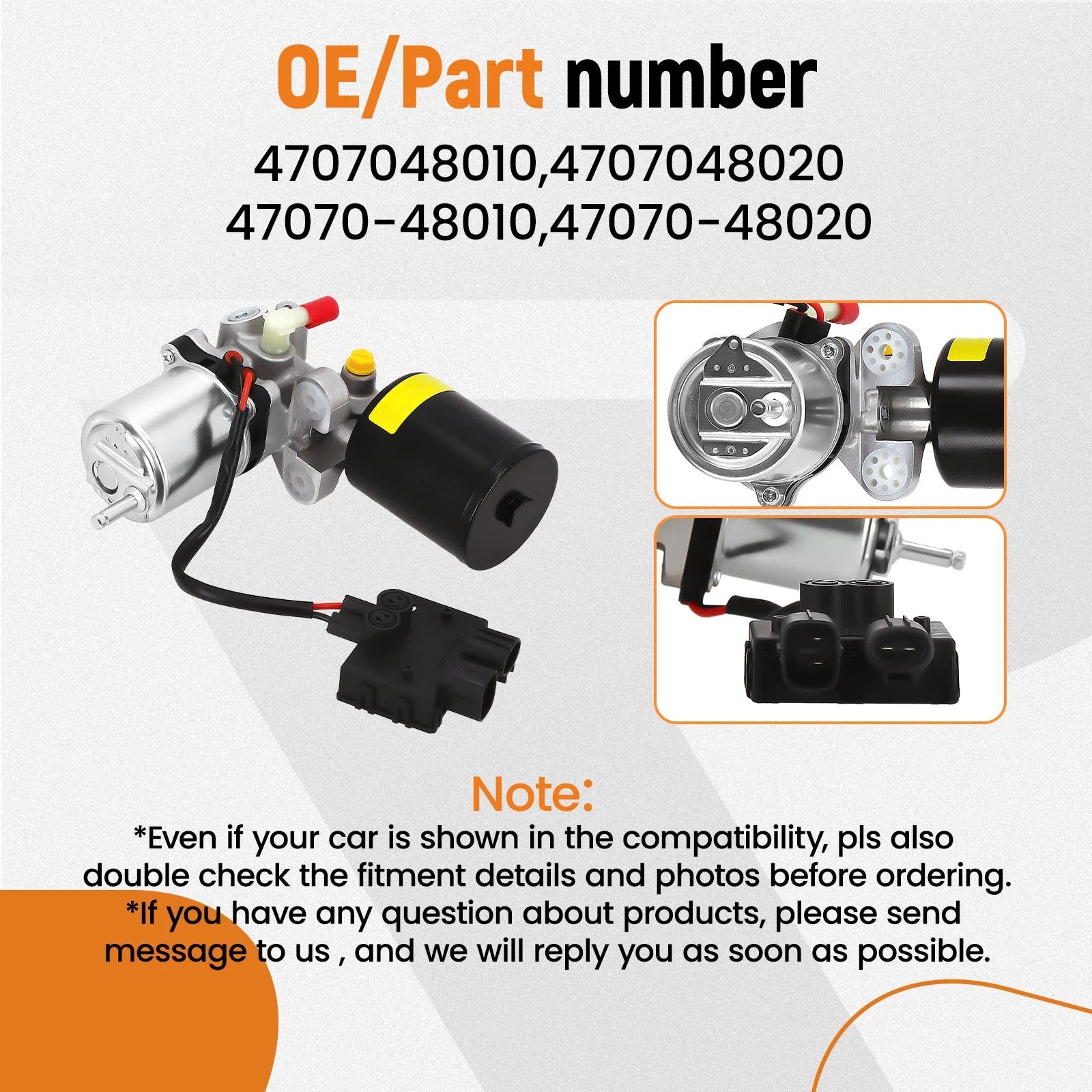 ABS brake pump booster for Toyota Highlander (2008-2019)