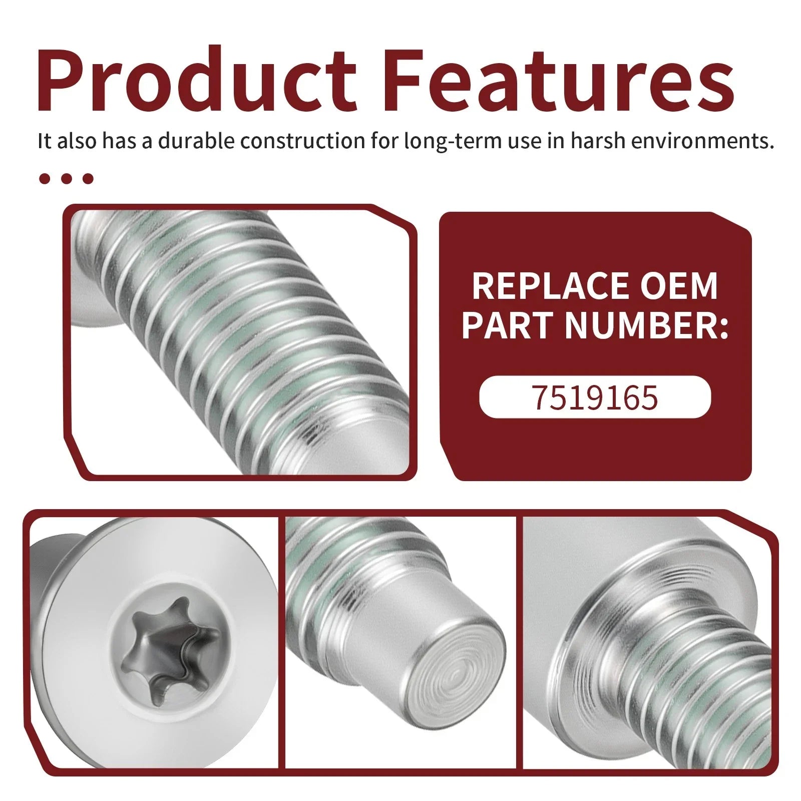 Engine Valve Cover Bolt for Polaris General 1000 (2016–2025)