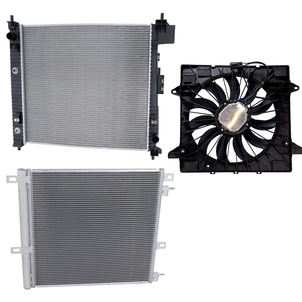 A/C Condenser for Chevy Cadillac XT5 Chevrolet Blazer GMC Acadia (2017–2019)