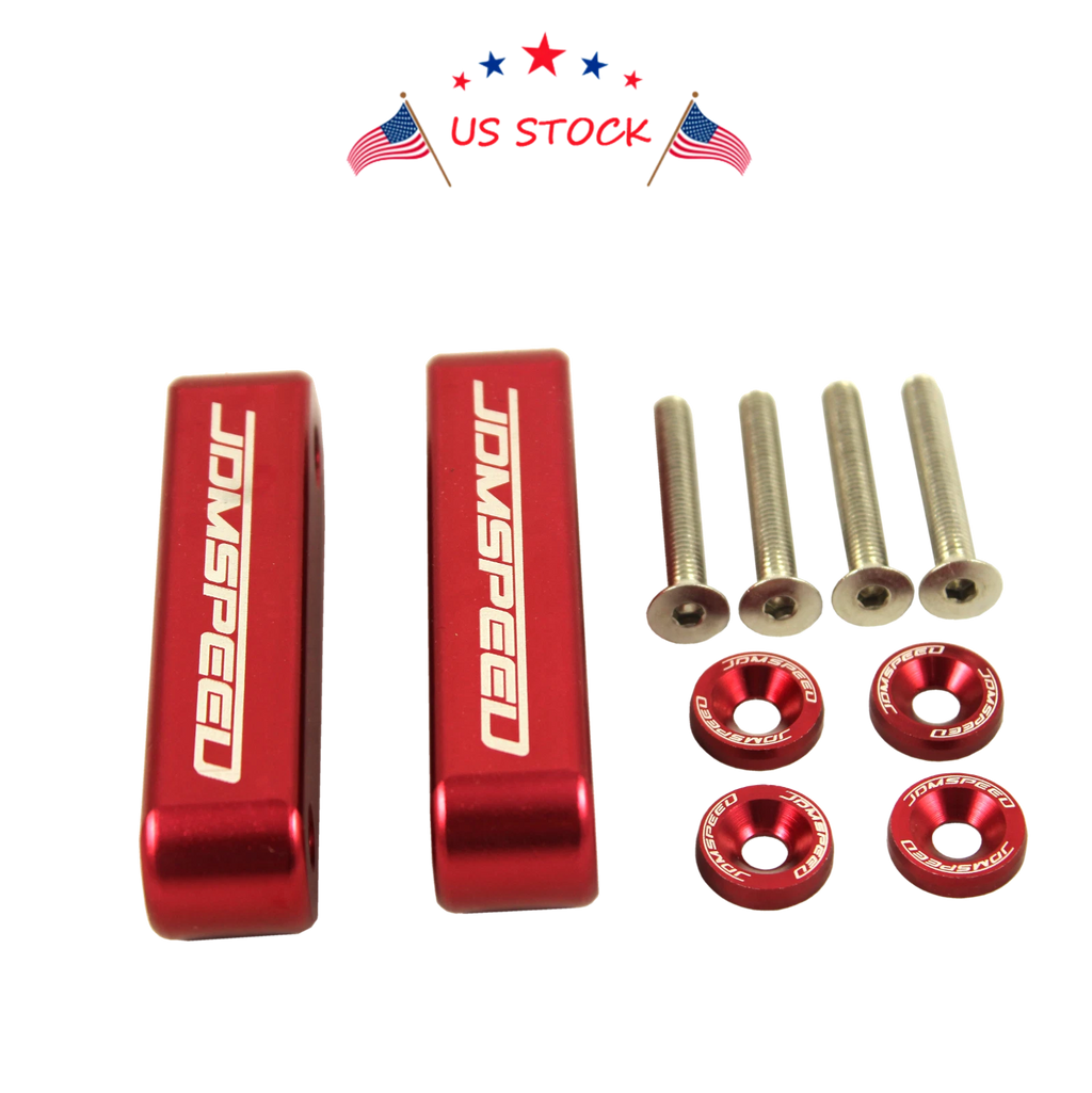 Set of 2 Hood Spacer Risers for Acura Honda Integra CRX Civic (1988–2001)