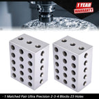 Matched Pair Precision Machinist 2-3-4 Blocks for Automotive Use