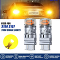 Set of 2 LED Turn Signal Light Bulbs for Autoone 4157 3156 3157