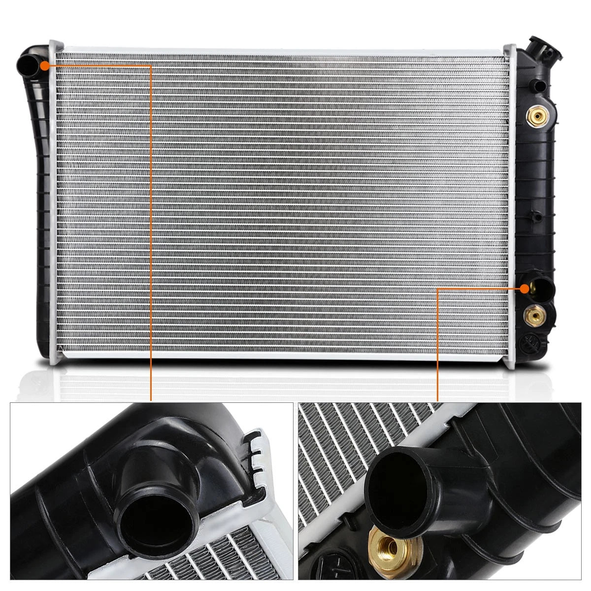 OE Replacement Aluminum Core Radiator for Camaro/Firebird/P30 (1982–1992) DPI-951