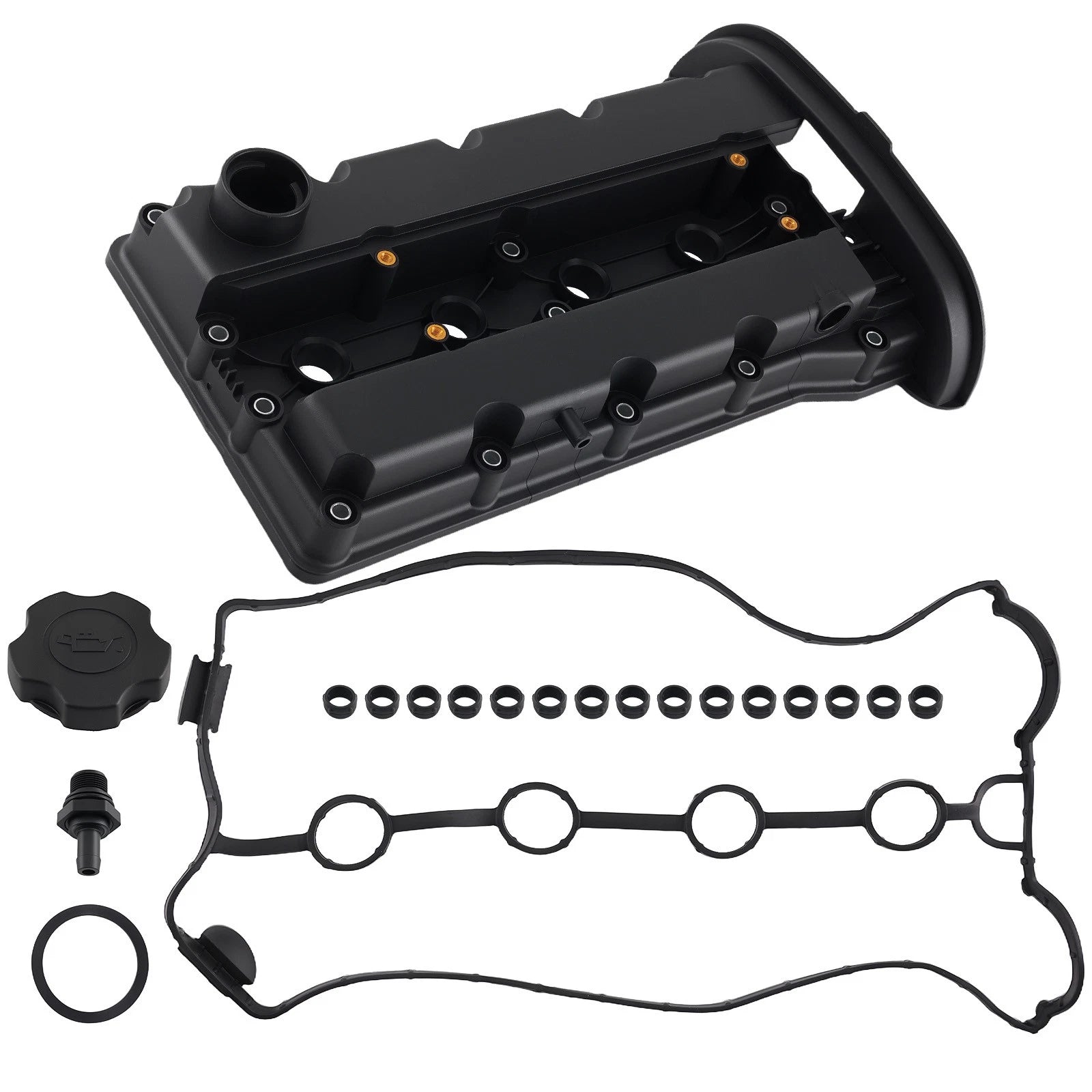 Valve Cover for Chevrolet Aveo (2008-2017) Black Plastic