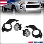 Fog Lights + Bezel Trim Surround Covers for Toyota 4Runner (2014–2020)