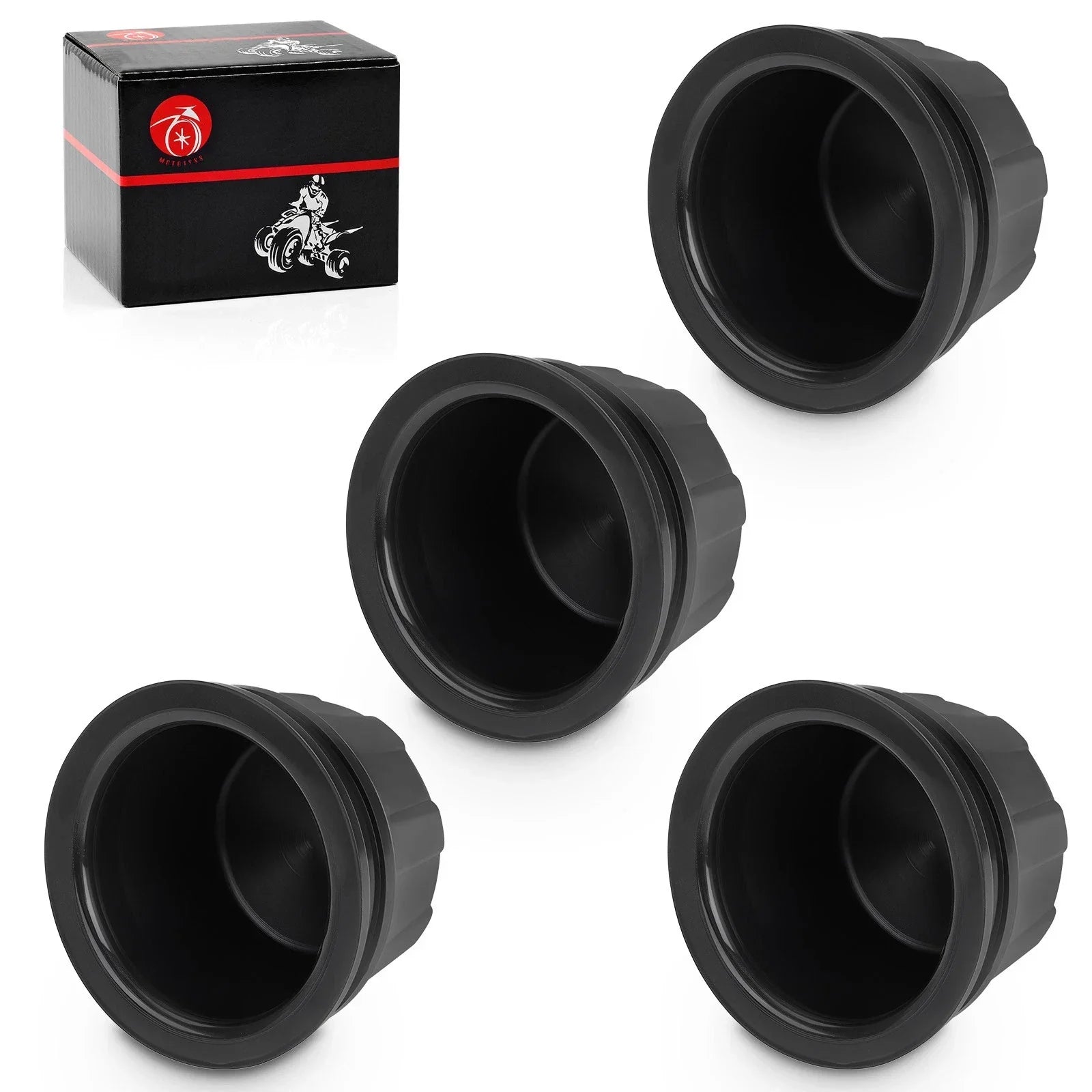 Dust Caps 4 x Front Rear Center Hub Wheel for Honda Rincon TRX650FA (2003-2005)