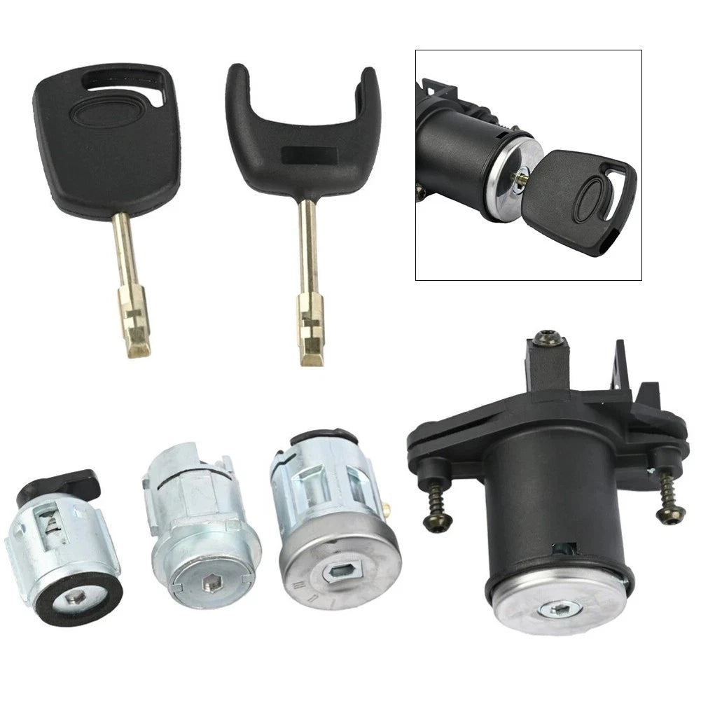 Ignition and Door Lock Set for Ford Fiesta V (2001–2008) with Trunk Lock