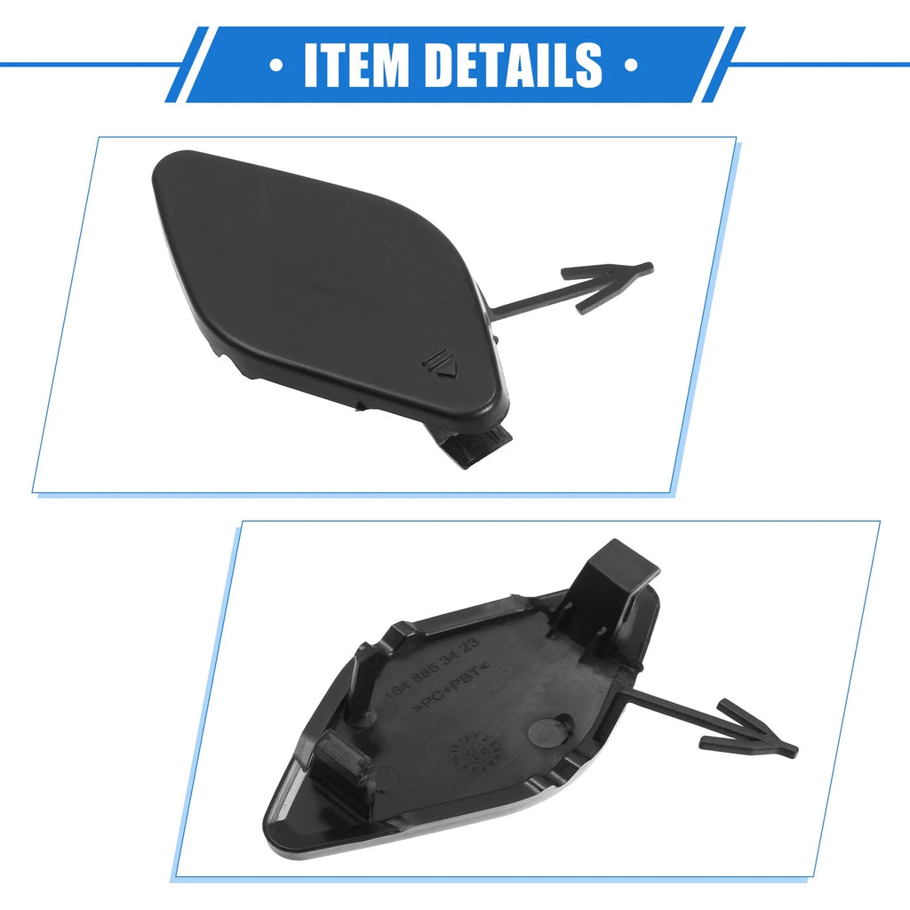 Tow Hook Eye Hole Cover Cap for Mercedes-Benz ML 550 (2006–2011) Black
