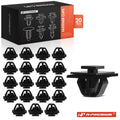 20x Nylon Body Side Moulding Clips for Hyundai Kia