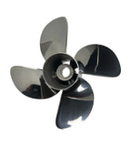 Set of 4 Mercury 14.6 x 19.5P LH Rev 4 XP Pro Finish SS Propellers