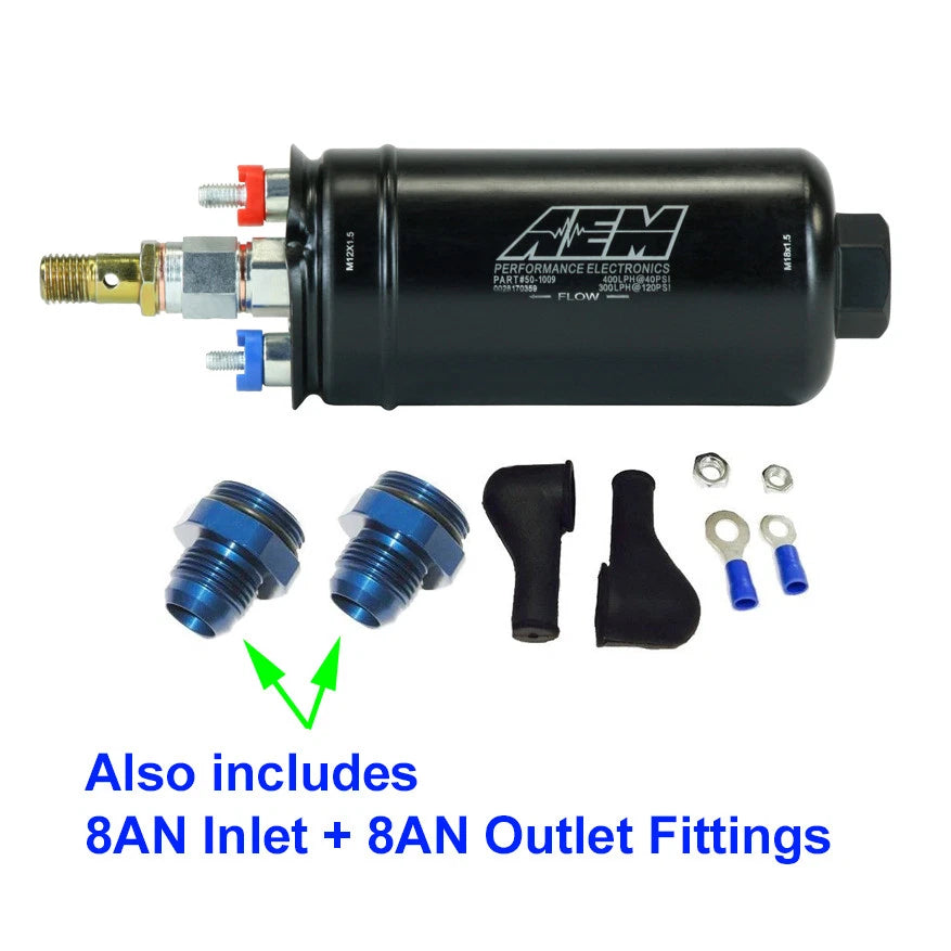 AEM 50-1009 400LPH Fuel Pump for Universal Applications (Metric)