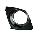 Replacement Chrome/Matte Passenger Side Fog Light Bezel for 2009-12 Toyota RAV4
