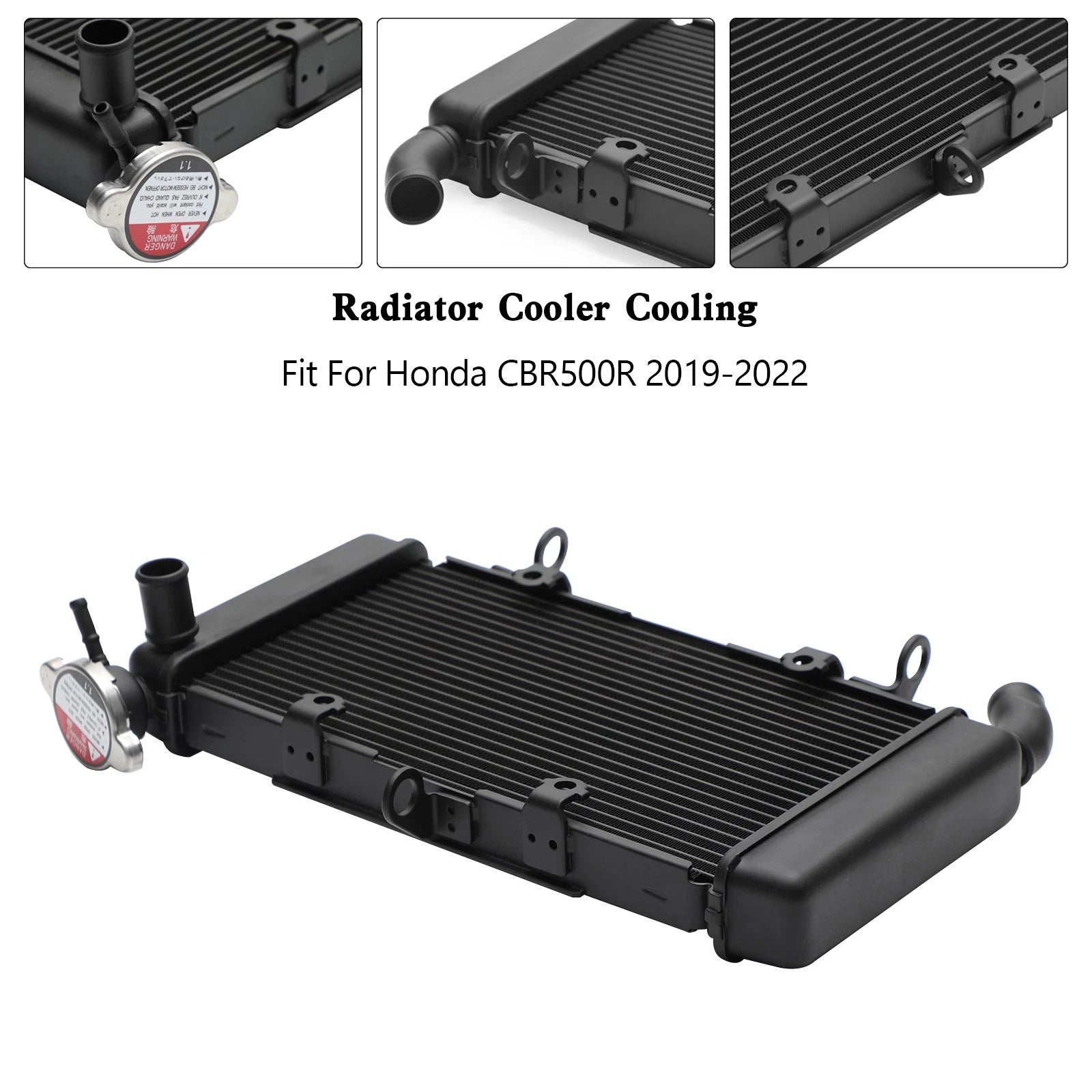 Aluminum Radiator for Honda CBR500R (2019–2022)