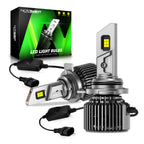 2X 9012 HIR2 LED Headlight Conversion Kit for Hi/Low Beam Bulbs