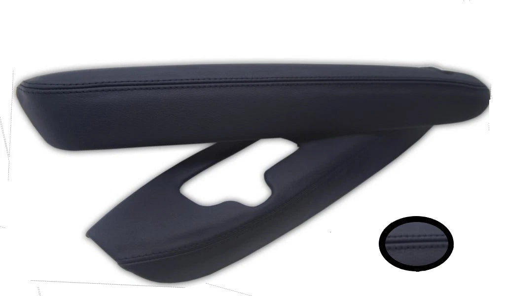 Leather Synthetic Door Panel Armrest Cover for Acura RL (2005–2012) Black