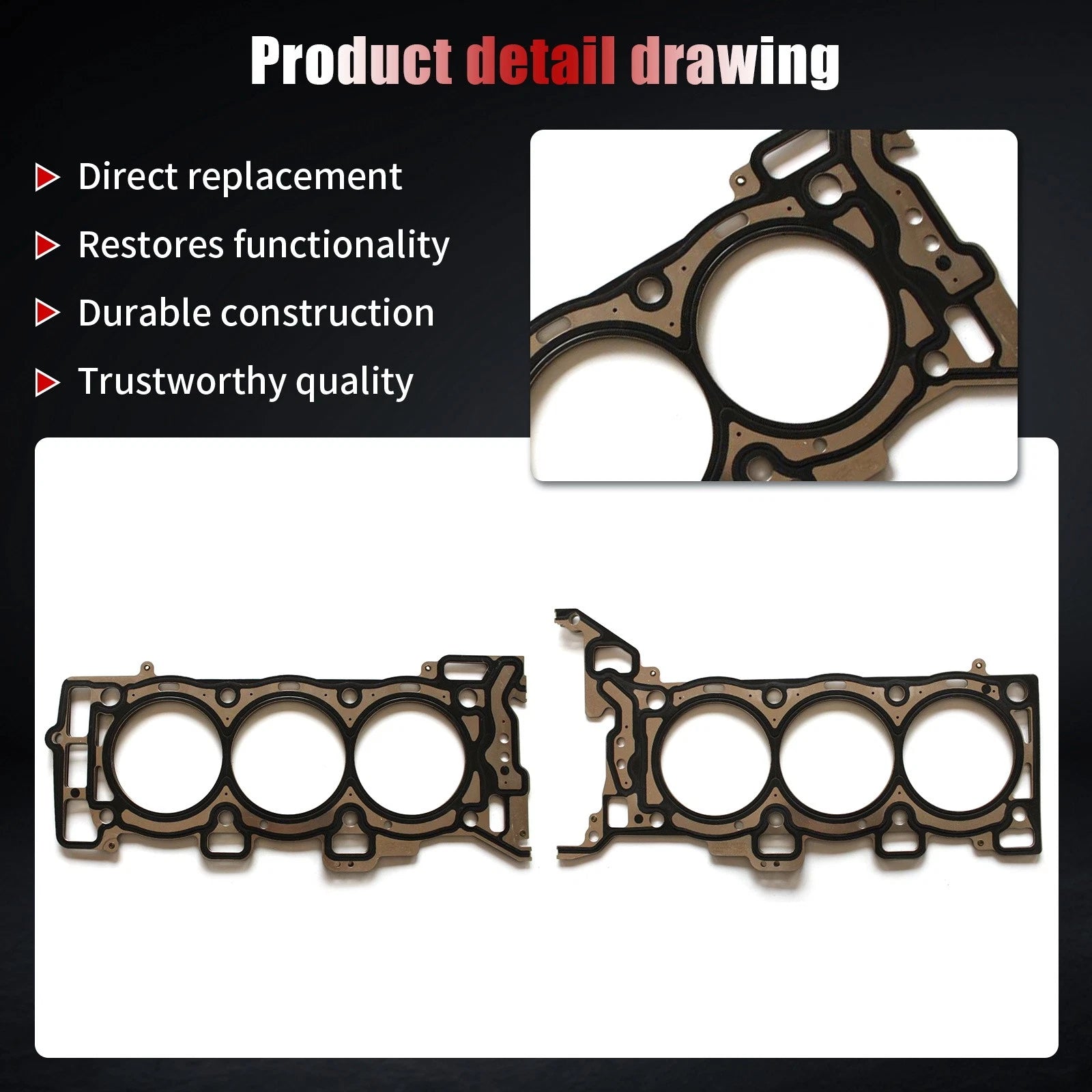 Gasket Bolt Set for GMC Acadia Chevrolet Traverse (2009-2016) 3.6L V6
