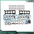 Head Gasket Bolts Set of 10 for Ford Lincoln Mercury 4.6L SOHC VIN W (2002–2004)