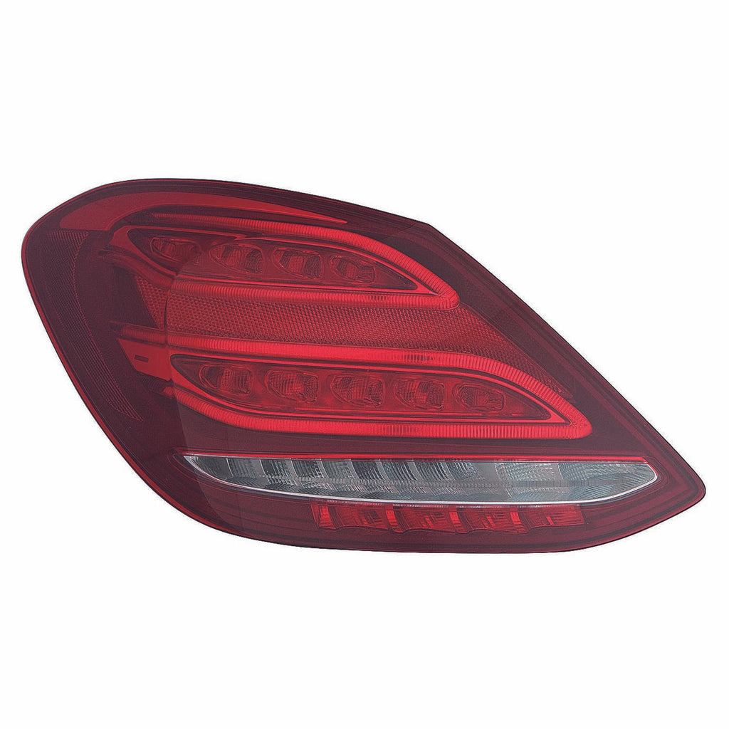 Replacement ABS Plastic Driver Side Tail Light Assembly w/LED Headlamps w/o Logo
