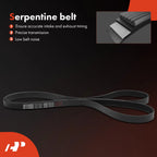 3X Serpentine Belt Drive Component Kit for Chevrolet Tahoe (1995–2000)