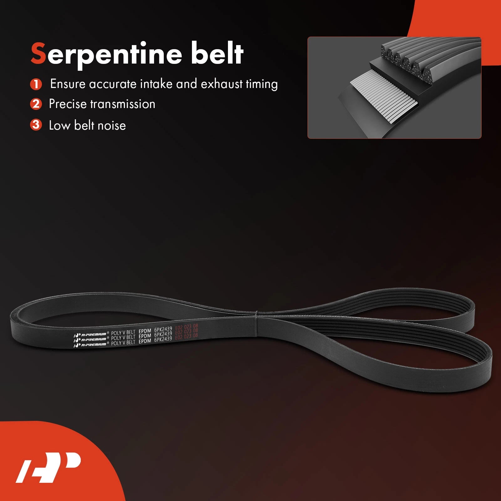 3X Serpentine Belt Drive Component Kit for Chevrolet Tahoe (1995–2000)