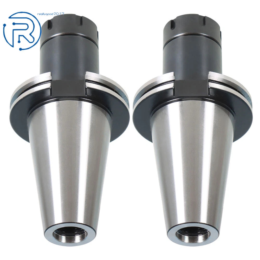 Set of 2 Collet Chucks for CNC Machines (4" Gage Length)