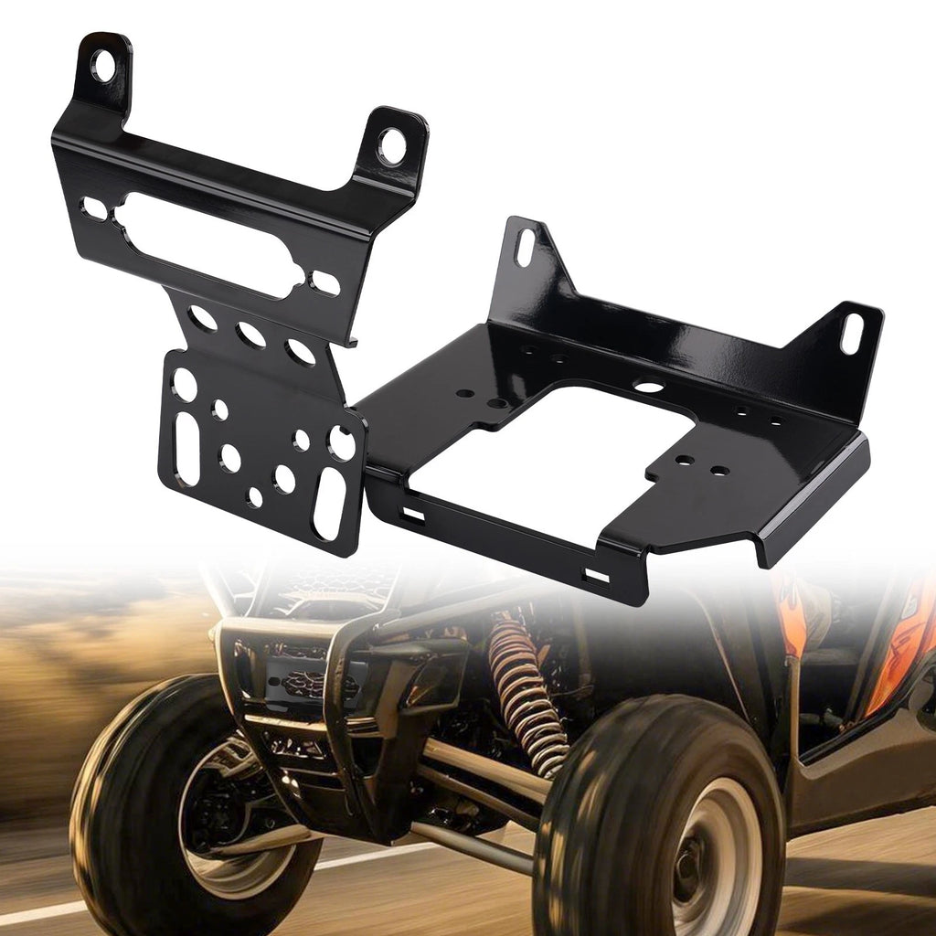 Front winch plate for Polaris General XP 4 1000 Deluxe (2020–2026) Steel