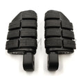 Black Dually Footpegs for Harley Softail Fat Boy FLFB, Fat Bob FXFB (2018–2023)