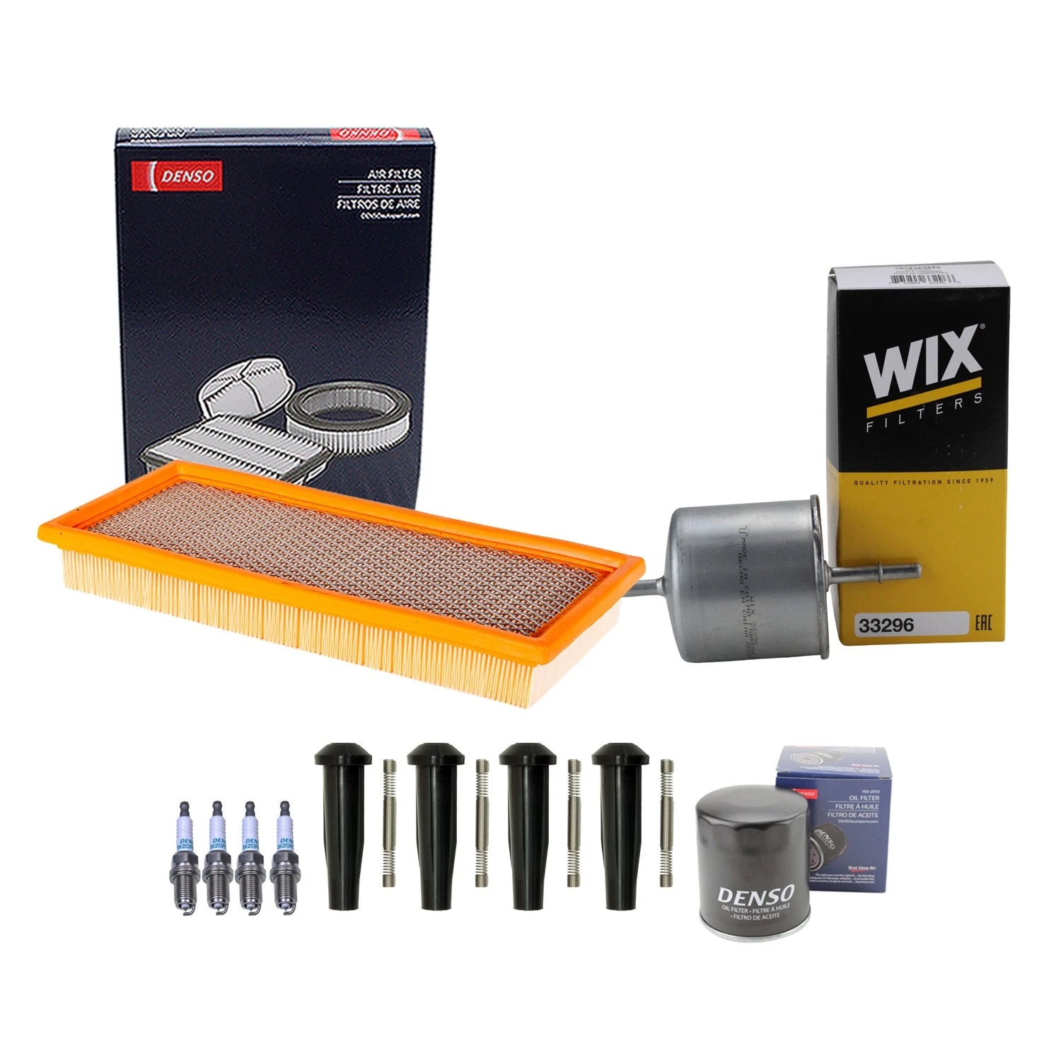 Tune Up Kit for Ford Tribute Hybrid 2.3L (2008) - Denso, NGK Spark Plugs & Boots