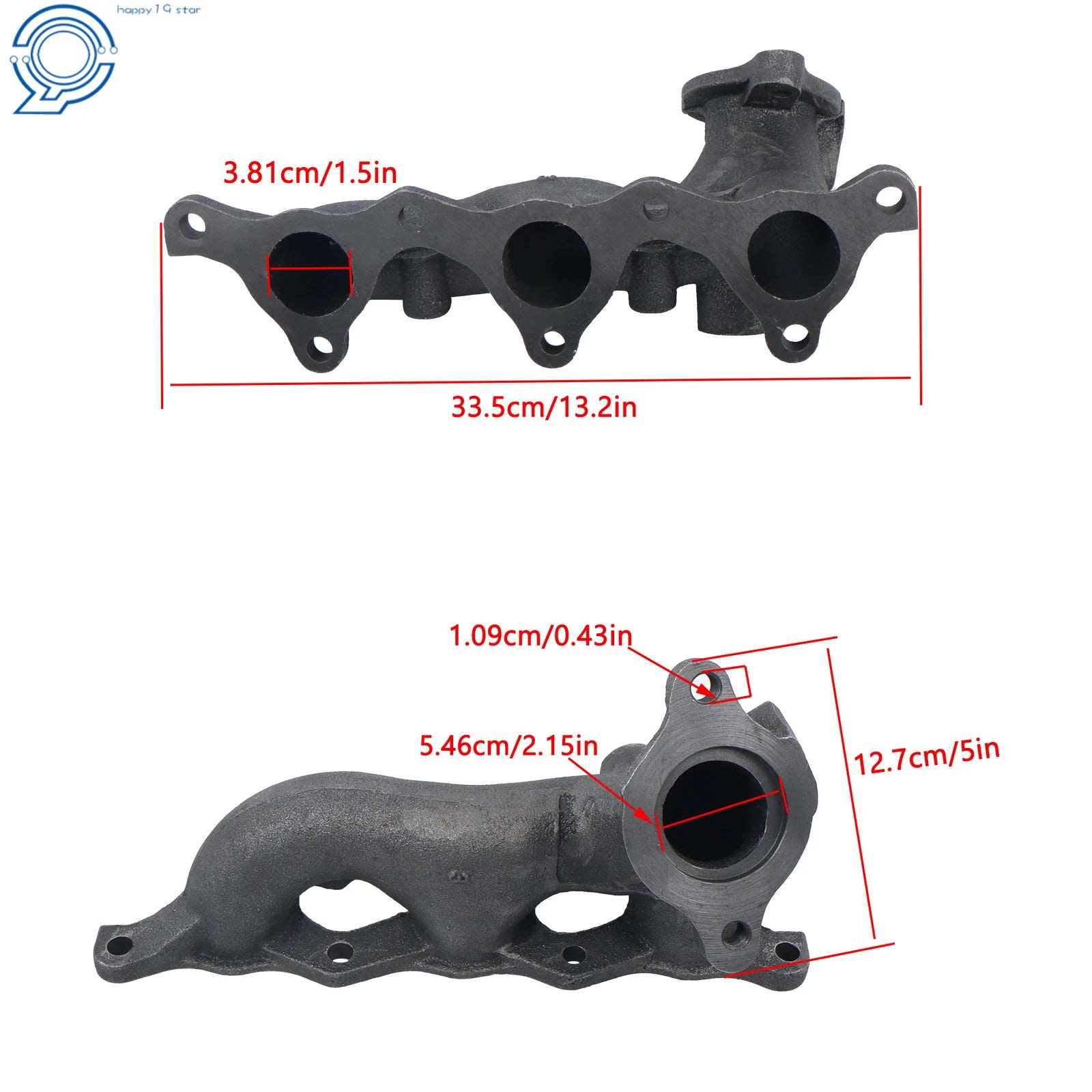 Driver Side Exhaust Manifold for Mitsubishi Montero (2001-2002)