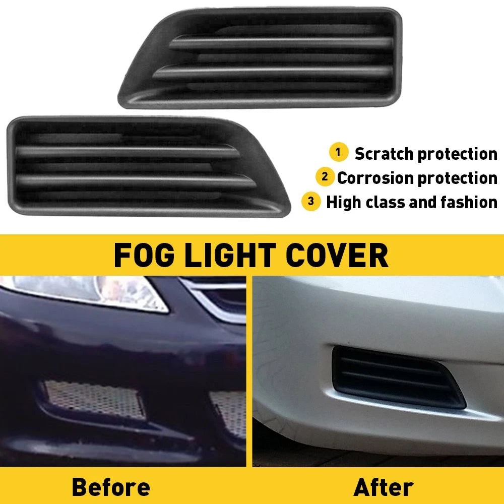 Fog Light Lamp Cover Cap for Honda Accord Sedan (2006–2007) LH RH Pair