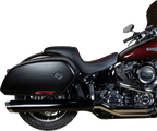 Predator Seat for Harley-Davidson (2000–2023) - Double Diamond, Red Stitching