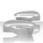 Set of 2 Top Half Replacement Mirror Covers for 2019-20 GMC Sierra 1500 - Chrome