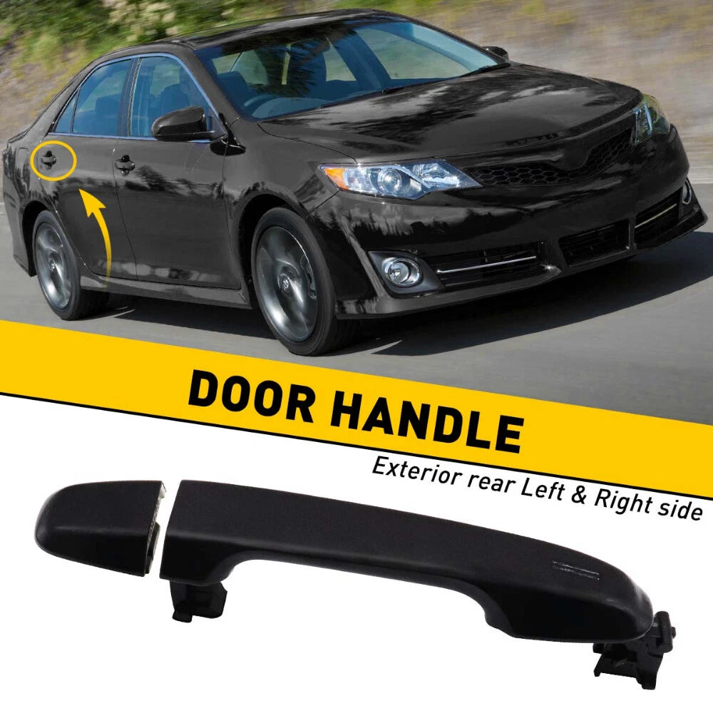 Exterior Door Handle for Toyota Camry (2012â2017) Rear Left/Right Black