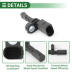 ABS Wheel Speed Sensor for Audi A3, Seat Leon (No.WHT003864, 2K0927807)