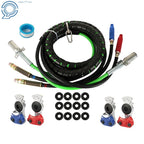 3-in-1 Air Line Hose Assembly Set for Semi Truck Tractor (12 Feet)