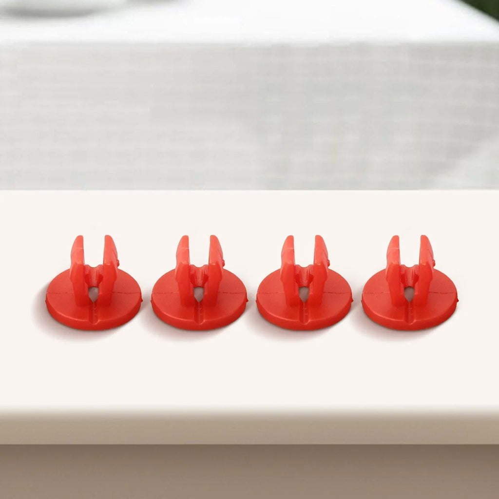 30 x Red Underbody Shield Nuts for Ford