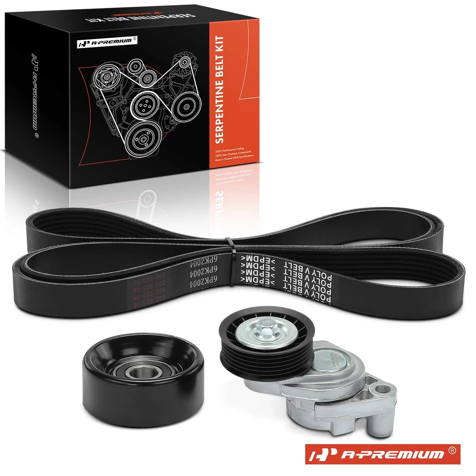3X Serpentine Belt Drive Component Kit for Chevrolet Camaro 1998–2000 and Pontiac