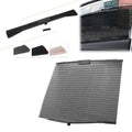 57cm Universal Car Side Window Curtain Sunshade UV Protector - Black