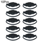 10X Black Vintage Door Pull Handle Knob Zinc Alloy for Cabinets