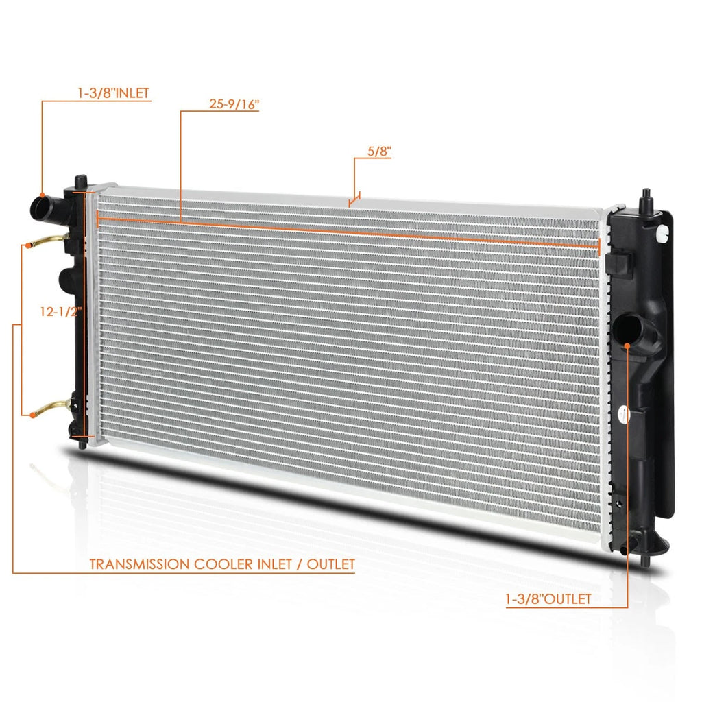 OE Replacement Aluminum Radiator for Toyota Celica GT/GTS (2000–2005) DPI-2335