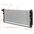 OE Replacement Aluminum Radiator for Toyota Celica GT/GTS (2000–2005) DPI-2335