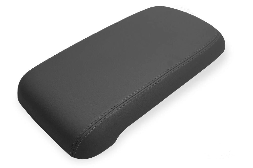 Leather Console Lid Armrest Cover for Chevrolet Colorado (2015–2022) Dark Gray