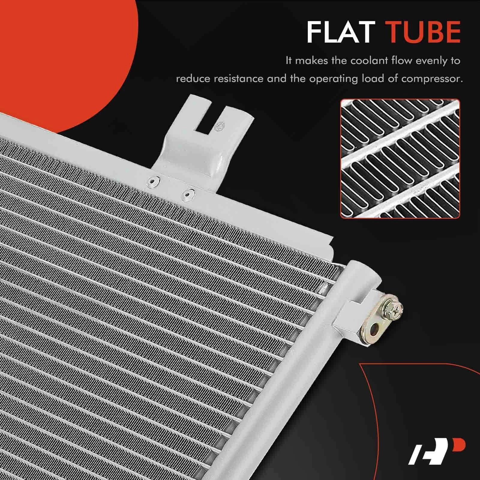 A/C Condenser with Receiver Drier & Bracket for Honda Civic Accord