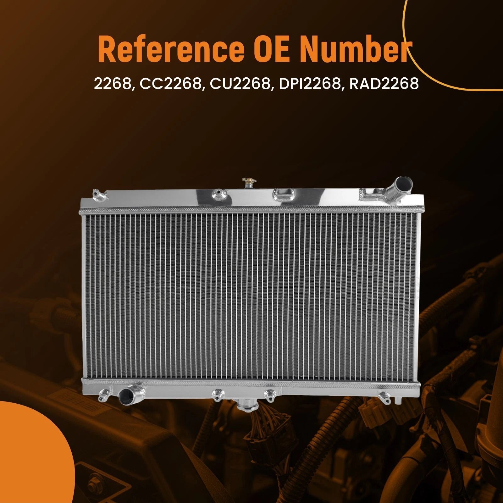 3 Row Aluminum Coolant Radiator for Mazda Miata MX-5 (1998–2005)