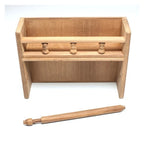Teak Paper Towel Holder with Spice Rack for Whitecap (62446C)