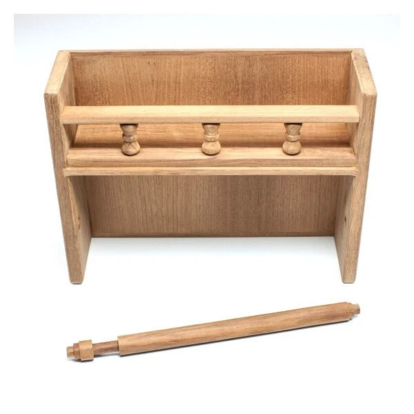 Teak Paper Towel Holder with Spice Rack for Whitecap (62446C)