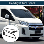 1 Pair Headlight Trim Bezel for Toyota Hiace Commuter (2019–2020) 781954278690