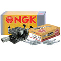 NGK DIS Ignition Coil & 4 Spark Plugs Kit for Kia Hyundai 2.0 L4