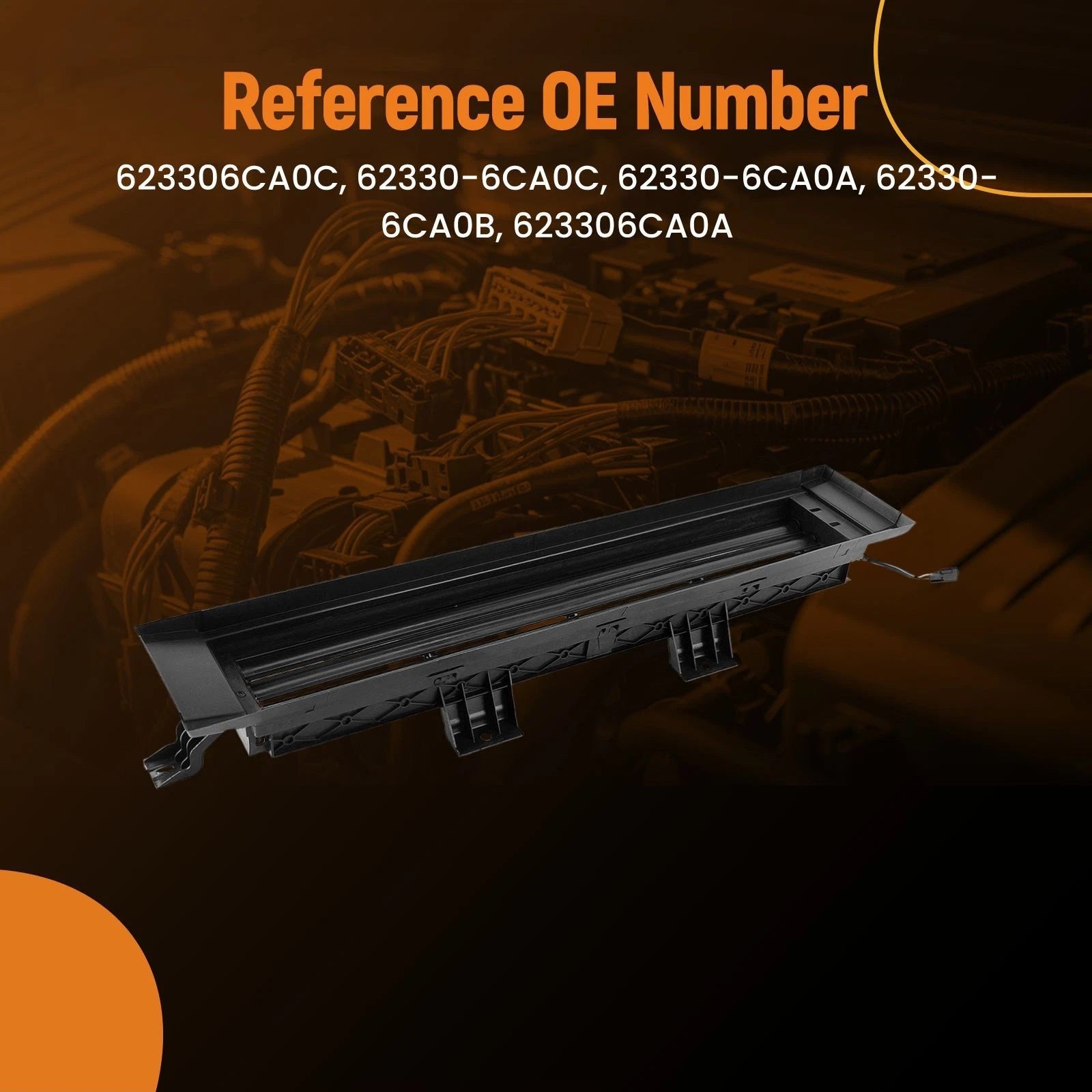 Active Grille Shutter Assembly for Nissan Altima (2019-2022) Black