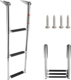 3 Step Telescoping Stainless Steel Boat Ladder for Dock Use